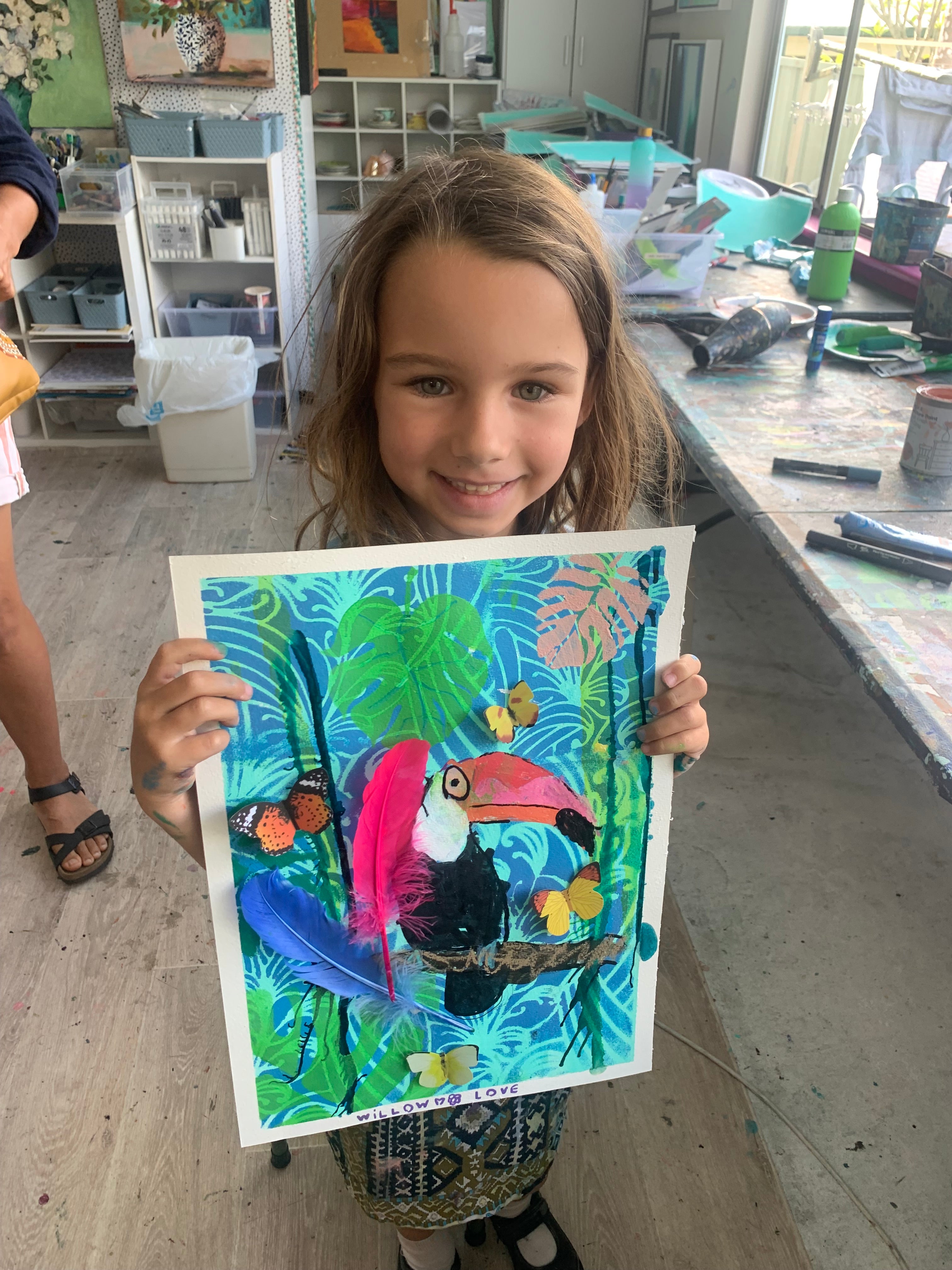 Kids Paint and Swim Art Camp