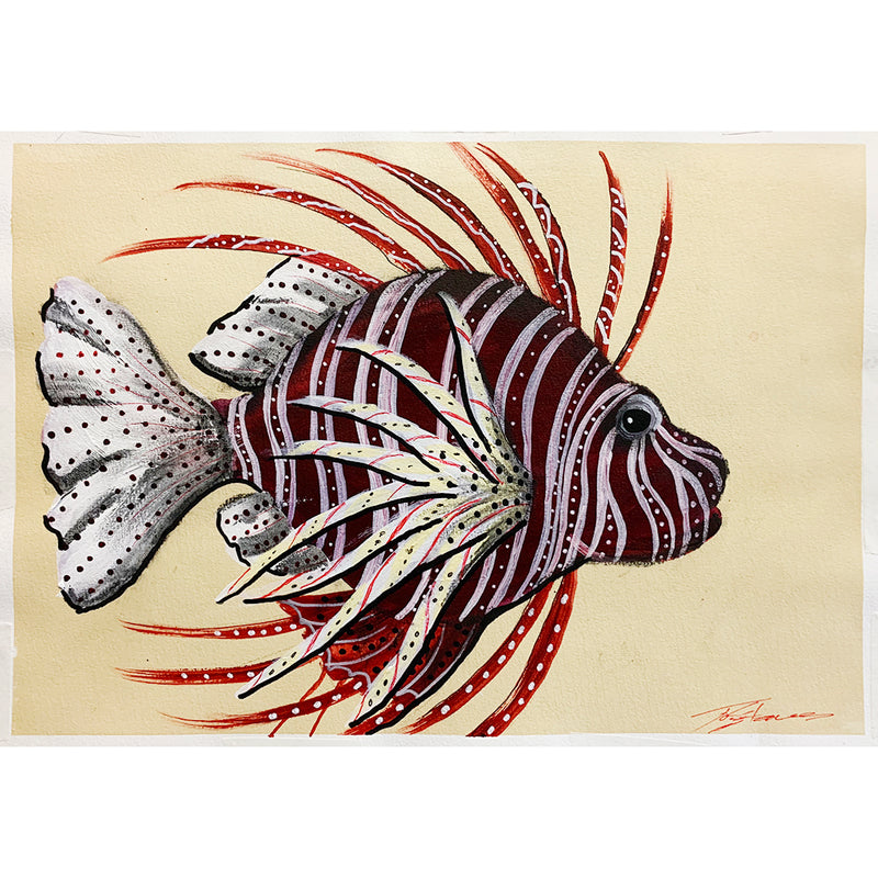 Lion Fish - Online Art Class