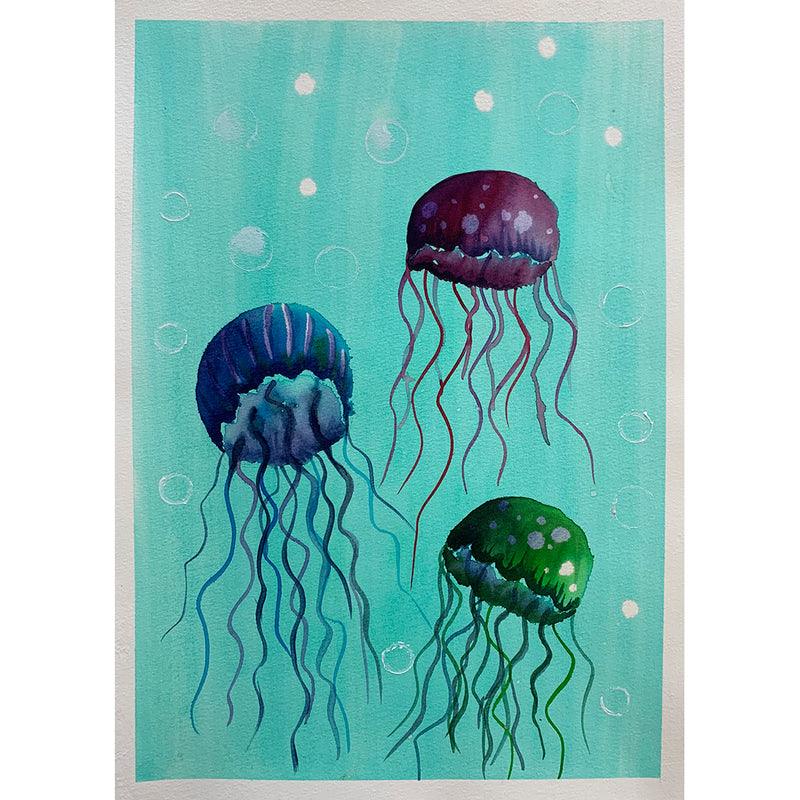 Painting Jellyfish - Online Art Class